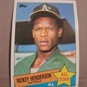 1985 Topps Rickey Henderson
